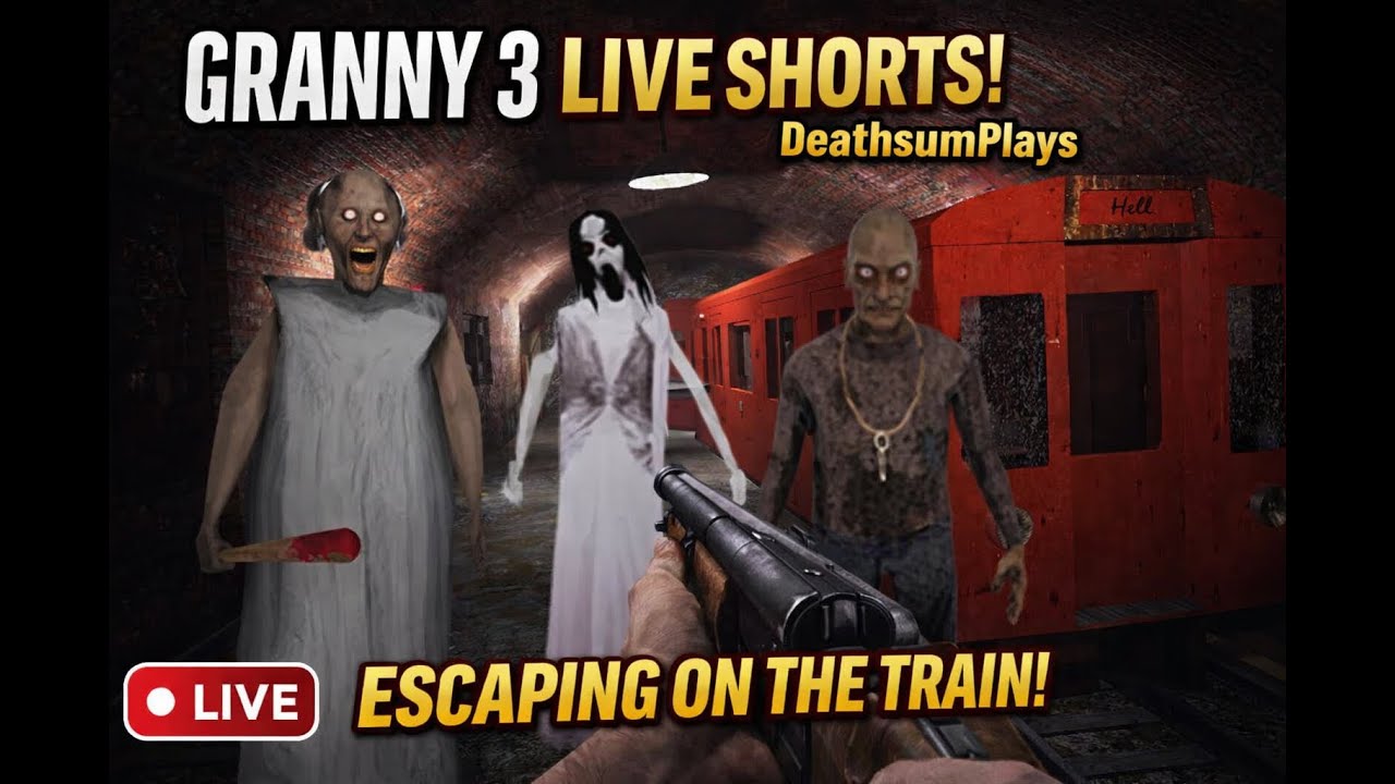 Granny Escape Together 😱 | 2 Players Escape LIVE 🔥 Can We Survive?