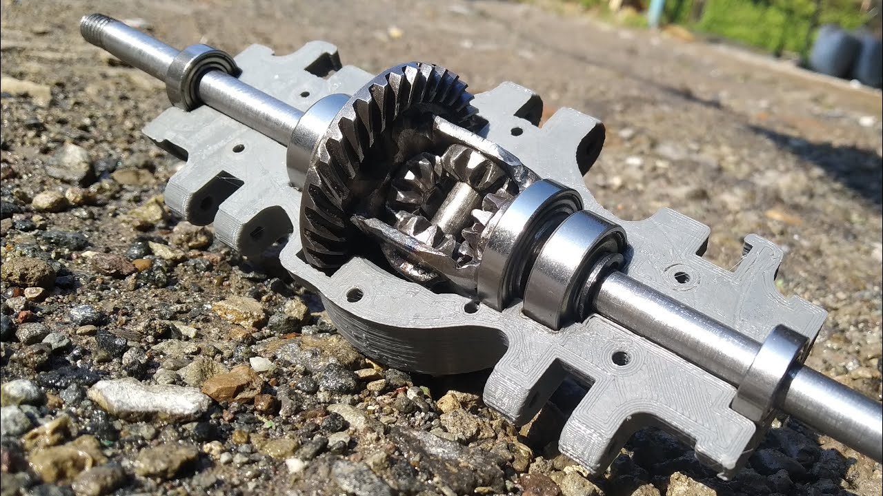 Cara Membuat Gardan Differential Dari Gear Gerinda Gardan Rc Truk