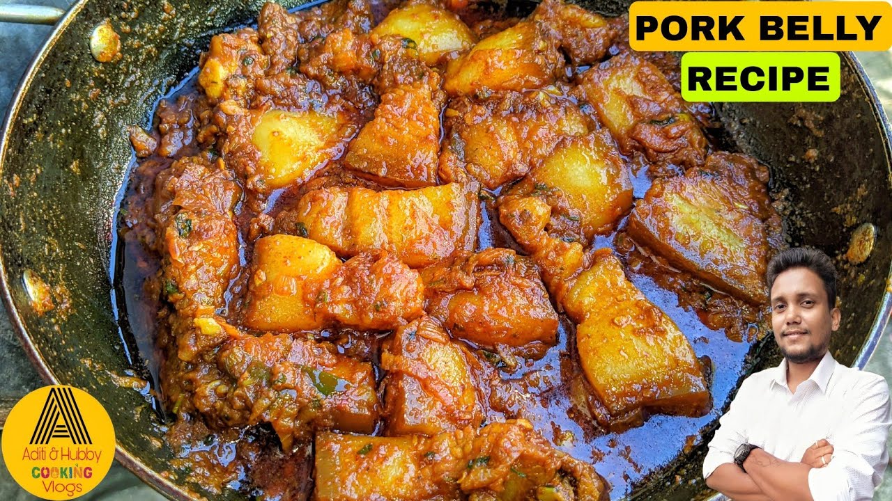 Tasty Pork Belly Recipe | Easy Indian Style Pork Recipe | Pork Belly Fry Recipe | Fatty Pork Recipe