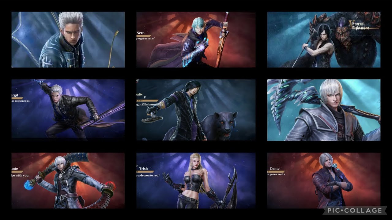 Devil May Cry:Peak of Combat 限定キャラガチャ演出集(5ダンテまで)