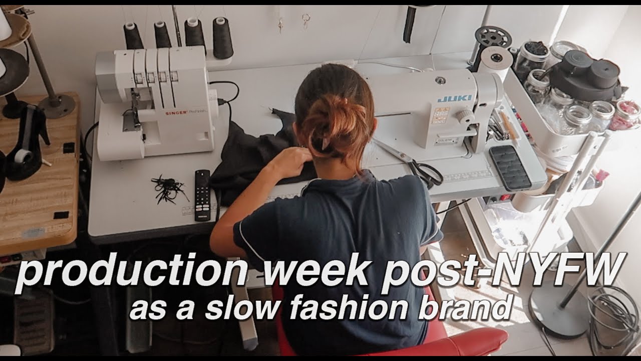 Production Week Post-NYFW Collection Launch! | STUDIO VLOG 51