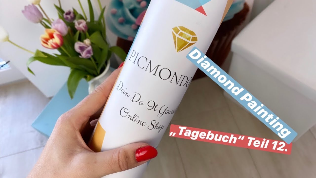 Diamond Painting „Tagebuch“ Teil12. / Picmondoo Update ✅ NEUES BILD & Lifehacks! 😃