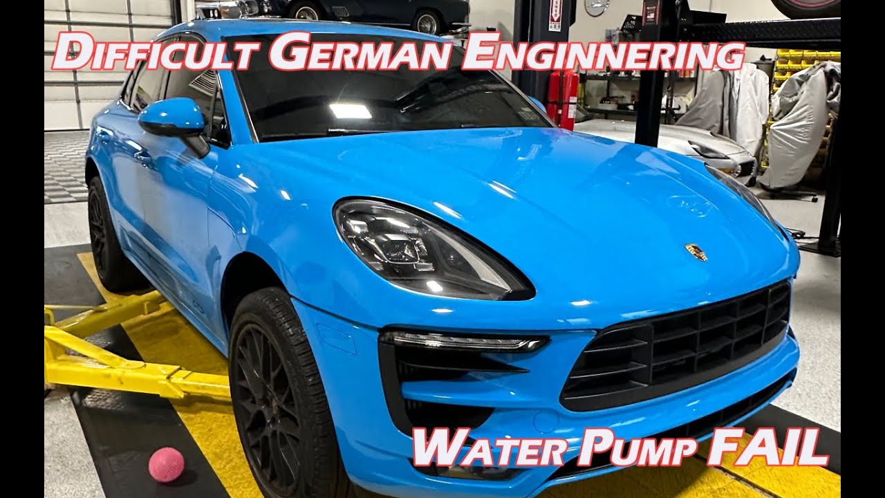 2017 Porsche Macan GTS Water Pump Fail | DIY Water Pump Replacement Porsche