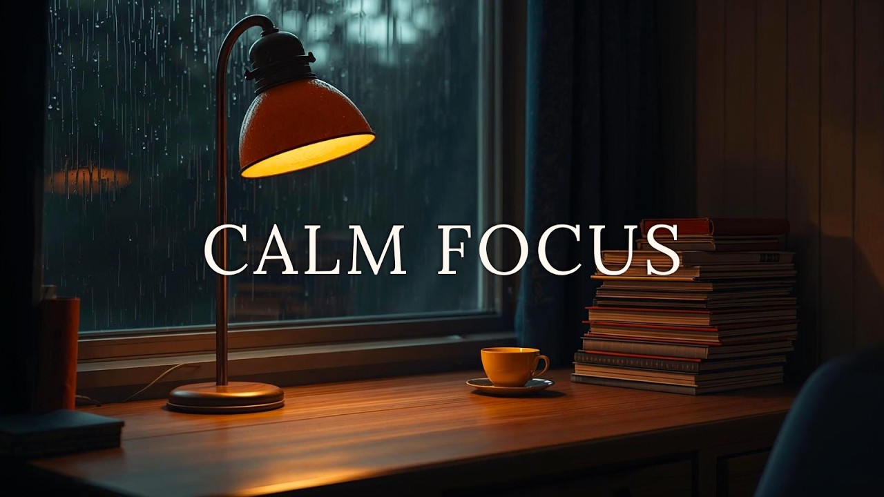 Rainy Piano 🌧️ Deep Focus Music – Nostalgic Night for Study (3 Hours)
