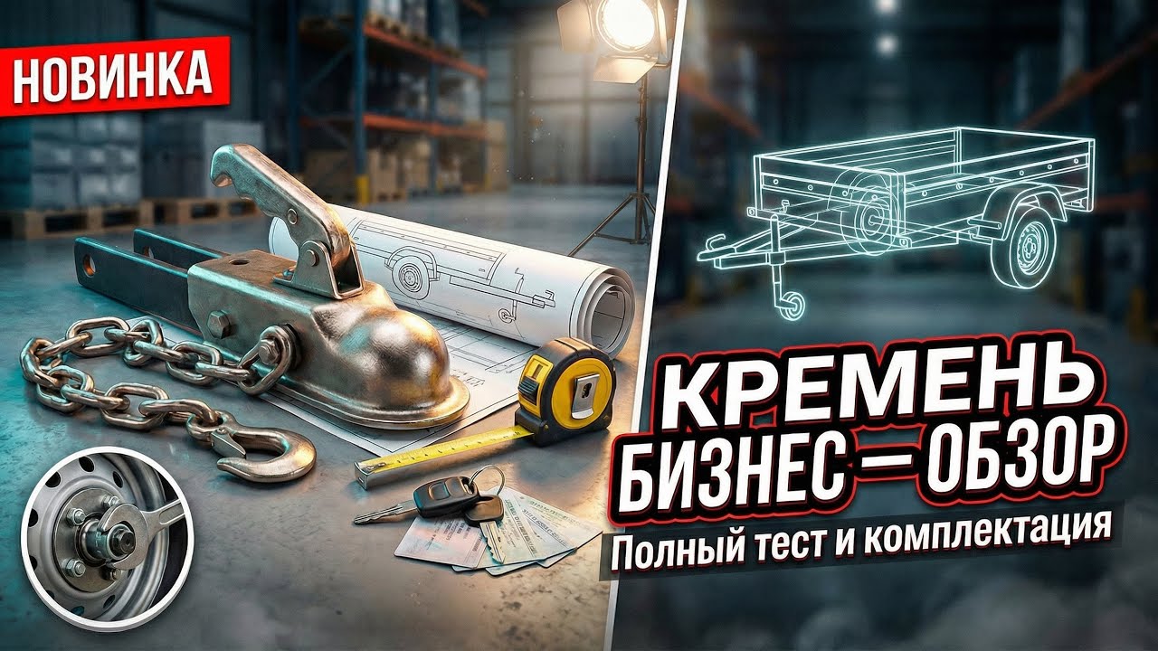 КАК ВЫБРАТЬ ИДЕАЛЬНЫЙ ПРИЦЕП? Обзор прицепа Кремень серии Бизнес!