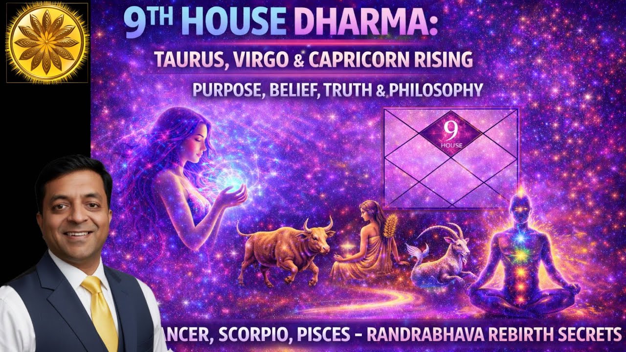 9th House Dharma: Taurus, Virgo & Capricorn Rising | Purpose, Belief, Truth & Philosophy