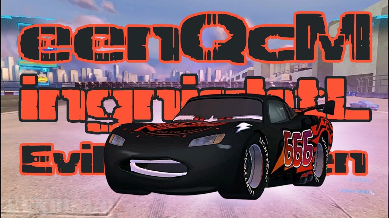 Cars 2 The Video Game McQueen Variants Mod - eenQcM ingnightL Evil McQueen Runway Tour Extreme Speed