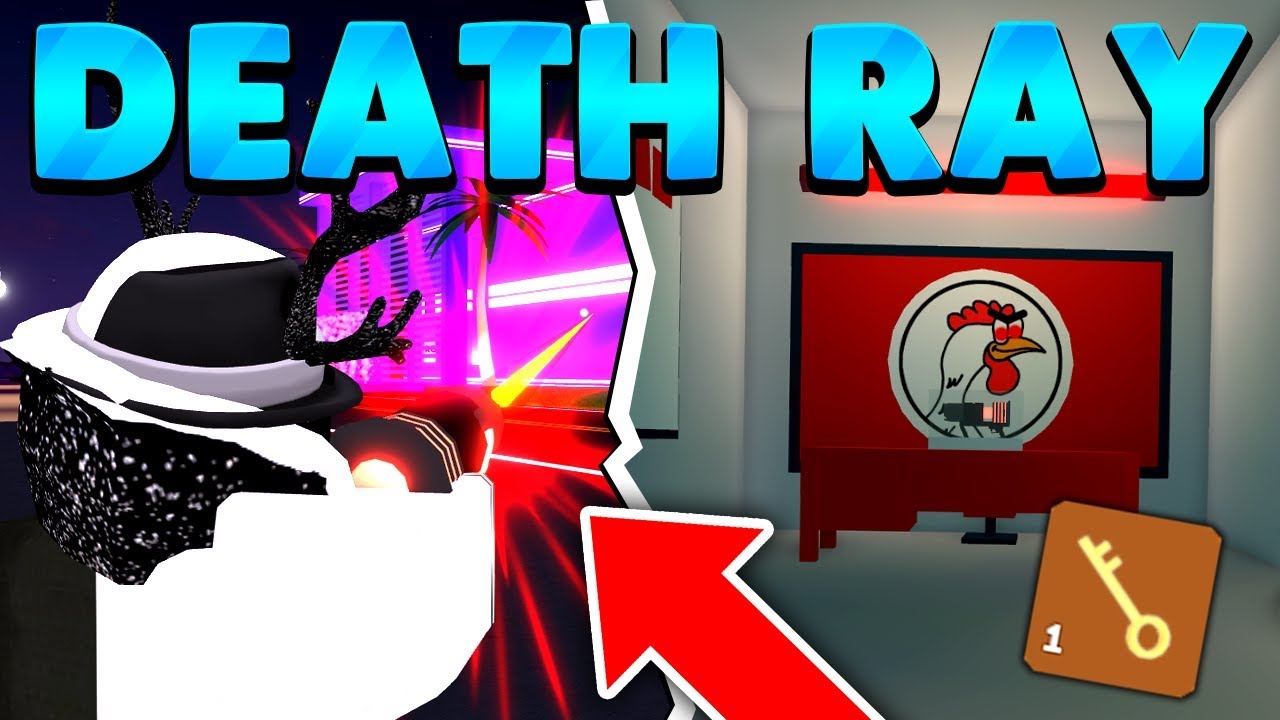 FASTEST WAY TO GET THE DEATH RAY *GOLDEN KEY* (ROBLOX MAD CITY UPDATE)
