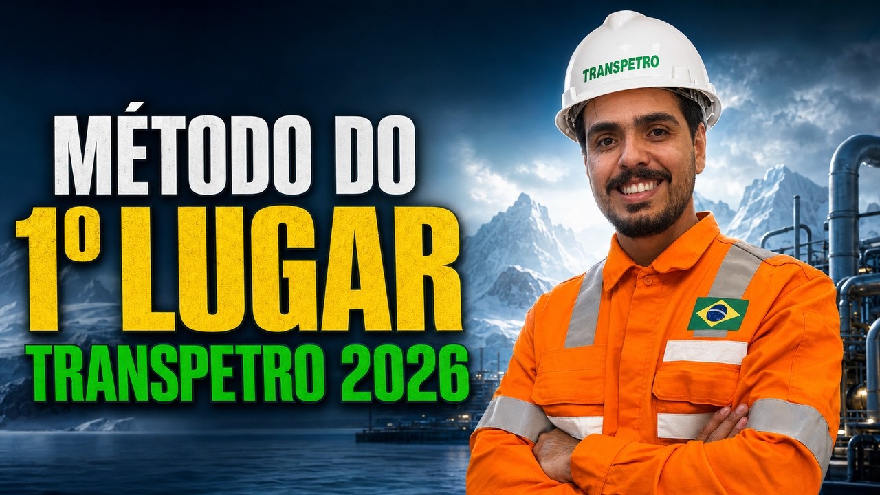 M&eacute;todo para ser APROVADO em 1&ordm; LUGAR na TRANSPETRO 2026!