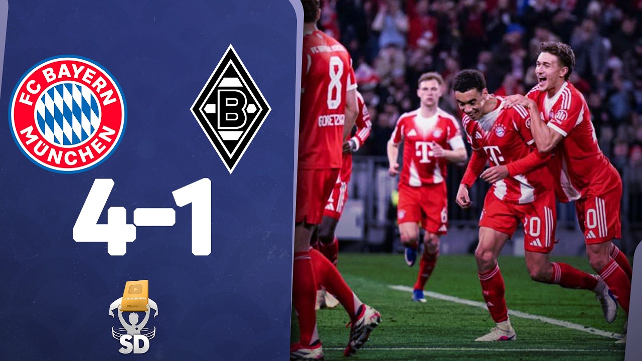 ✅ BAYERN MUNICH vs BORUSSIA MONCHENGLADBACH EN VIVO EN ESPAÑOL 🏆 🇨🇴 JUEGA LUIS DIAZ EN BUNDESLIGA