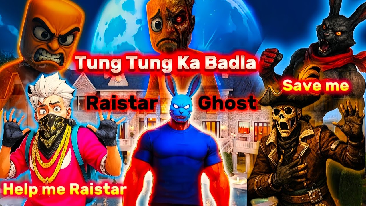 Raistar vs Tung Tung Shahur ka Badla 👻😱 # Hindi stories # khooni_kissa-ff # freefire Horror story 