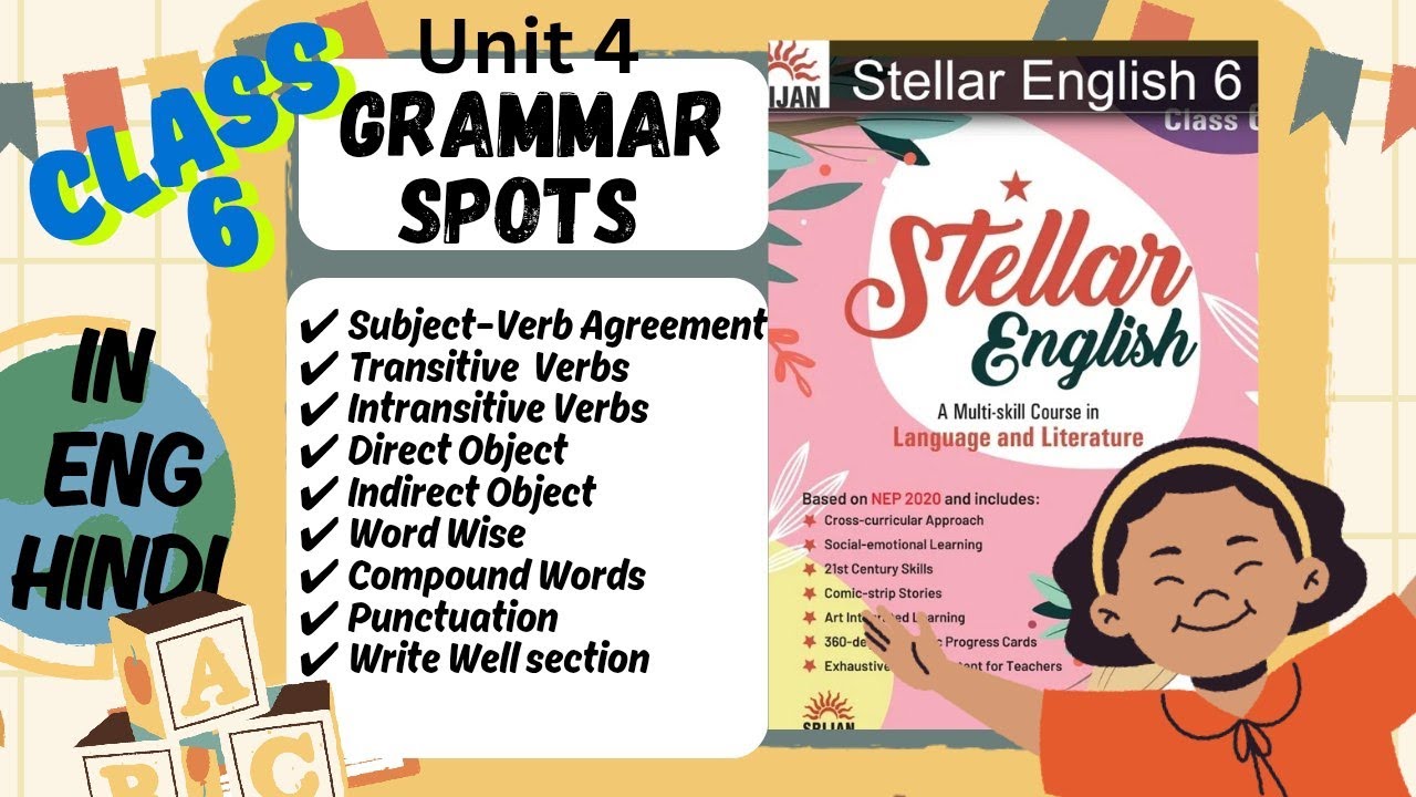 Class 6 English Grammar | Subject Verb Agreement | Transitive & Intransitive Verbs | Stellar english