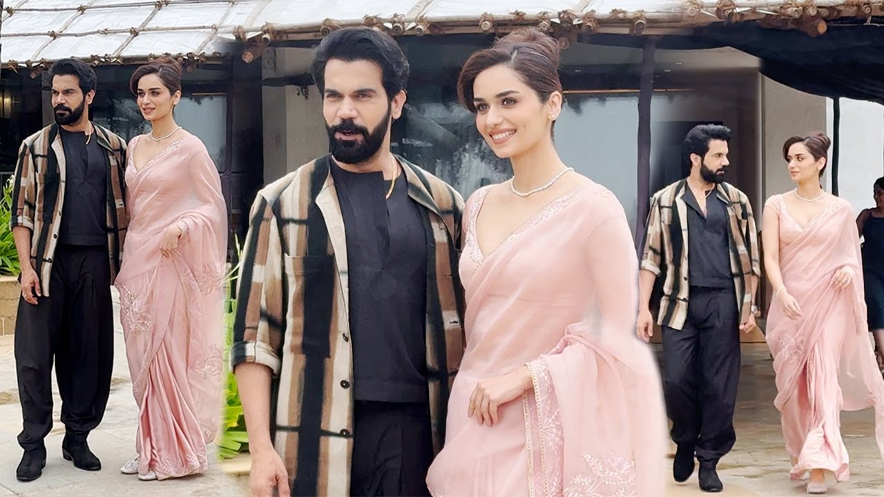 See Rajkumar Rao & Manushi Chillar Magical Chemistry As They Came Together For Film Maalik Promotion