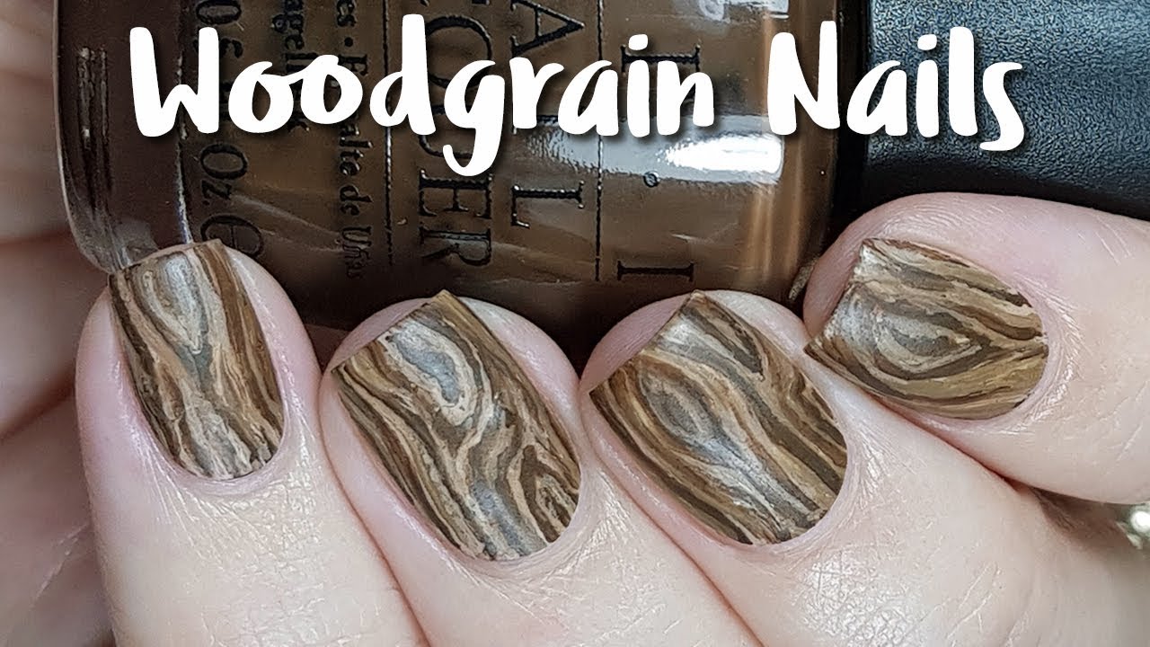 Woodgrain Nail Art Tutorial