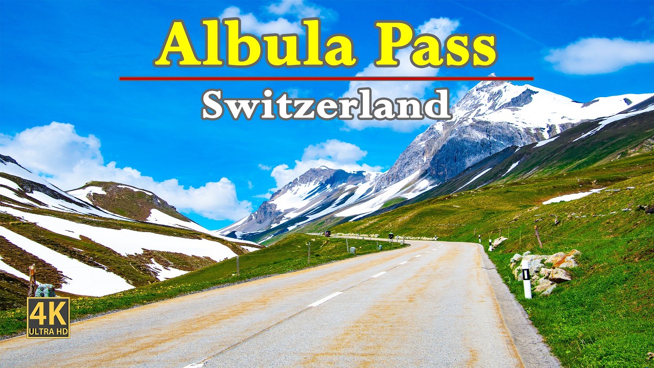 Albula Pass In Switzerland 🇨🇭 | Scenic Road Trip In Stunning 4k