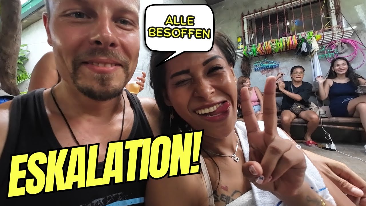 Verrückte philippinische Slum Geburtstagsparty 🇵🇭