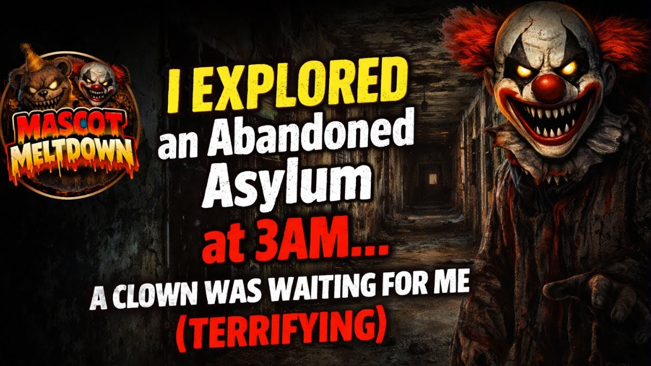 I Explored an Abandoned Asylum at 3AM... A Clown Was Waiting For Me (TERRIFYING)