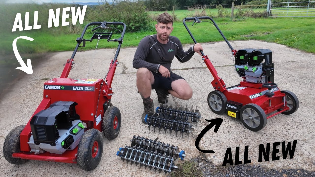 The BEST Aerator and Scarifier JUST GOT BETTER! New Camon ES42 Scarifier & EA25 Aerator EGO BATTERY