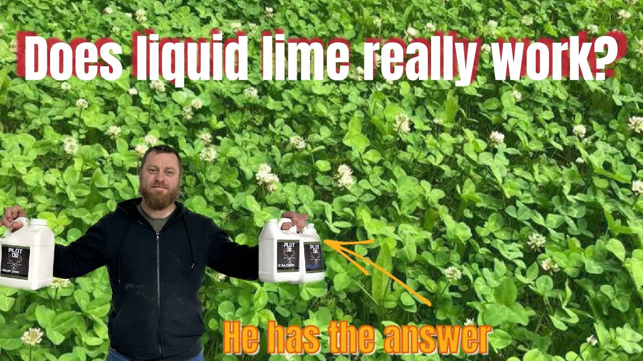 Does liquid lime for food plots really work? Part 1