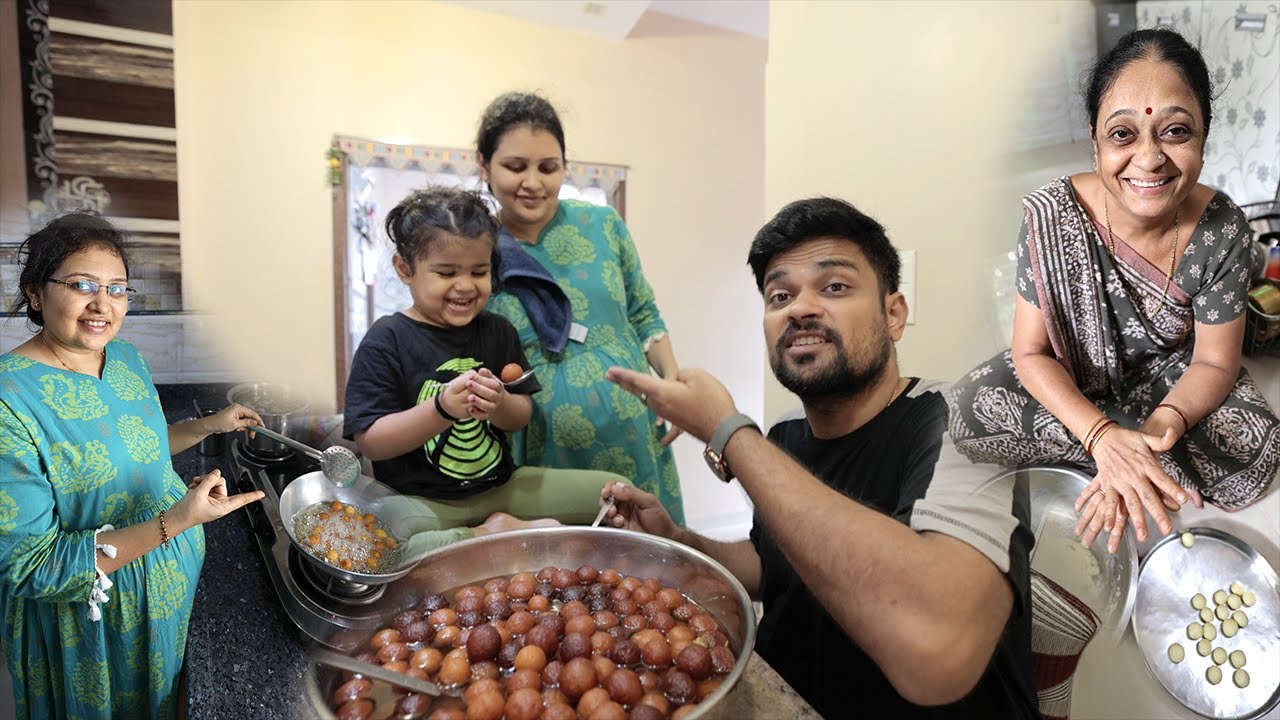 ghar pe bane 200 gulab jamun aur koi control nahi kar paya sab tut pade !