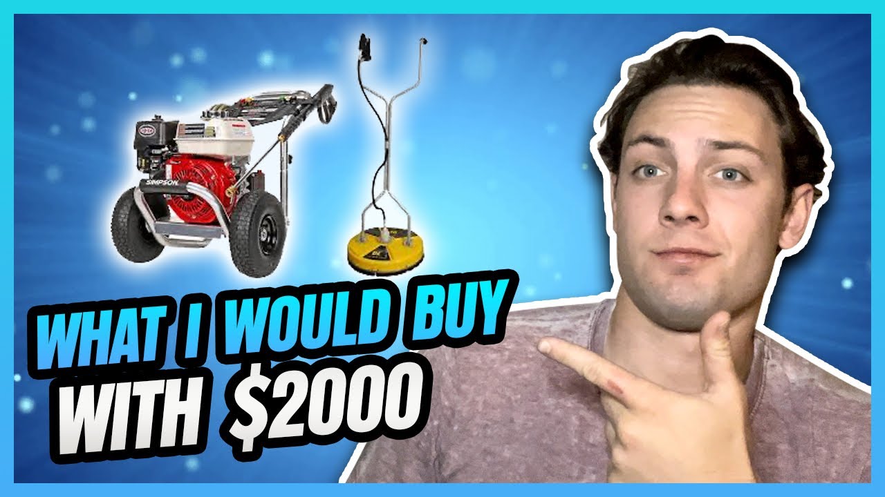 PRESSURE WASHING BUSINESS STARTER KIT | What I would get had I to start ALL OVER again