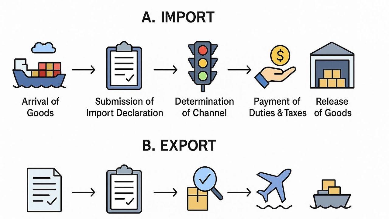 Import and Export Customs Clearance Process