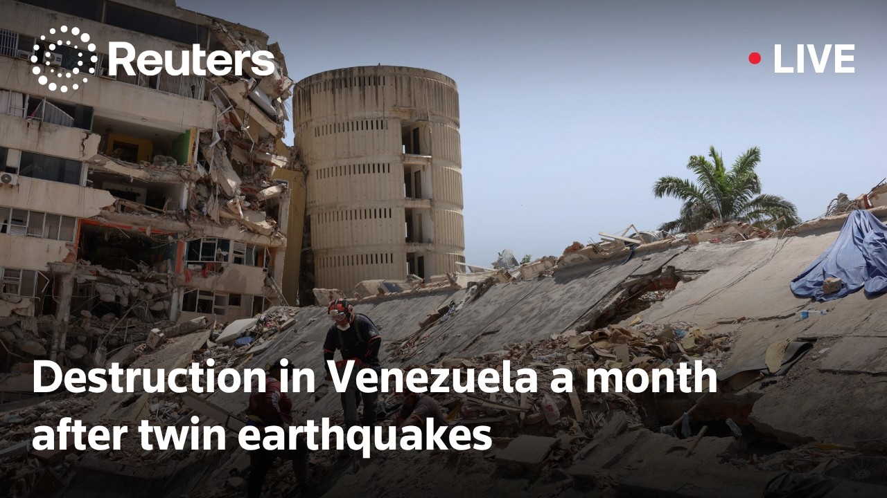 LIVE: Destruction in Venezuela a month after twin earthquakes