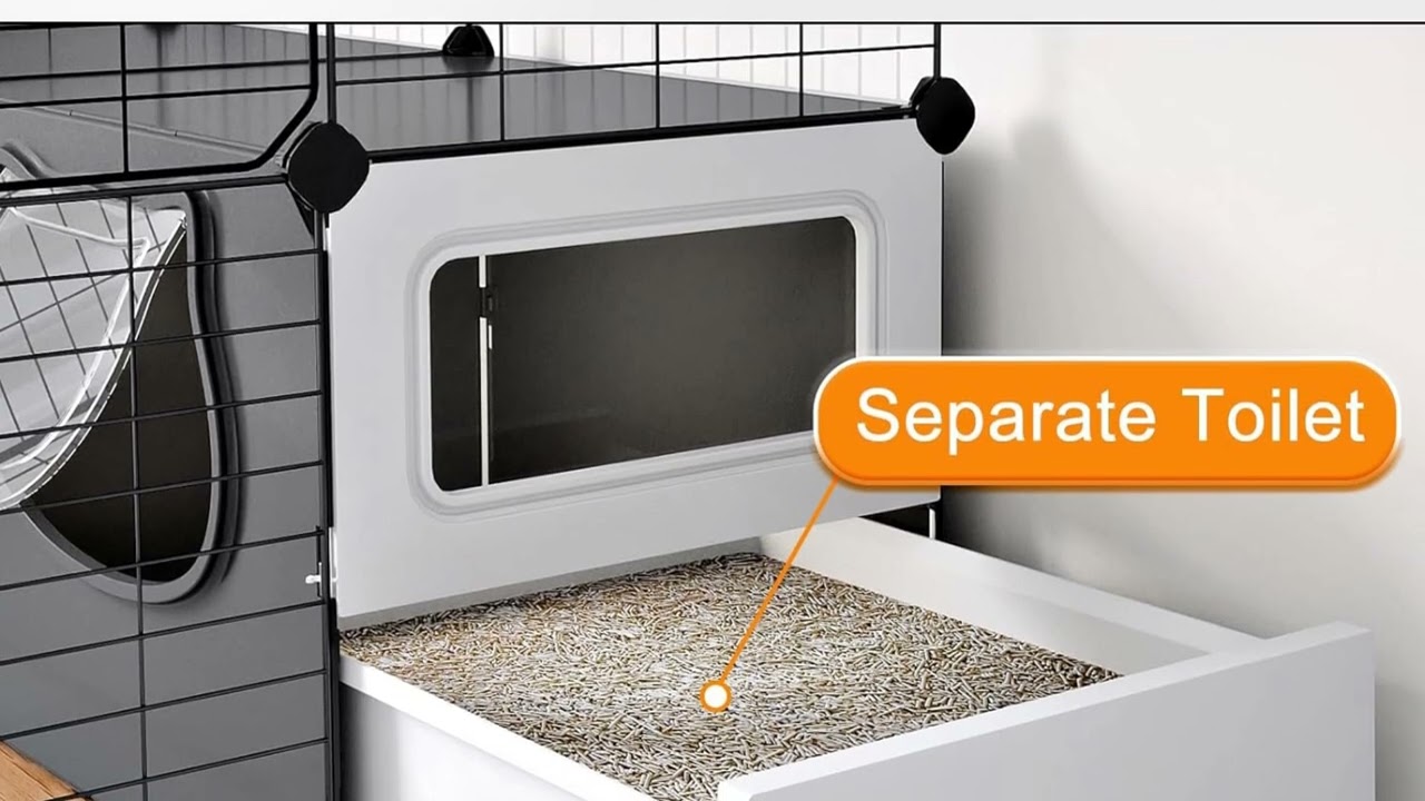 DIY Cat Palace! 🏰 4-Tier Metal Wire Cat Kennel Review