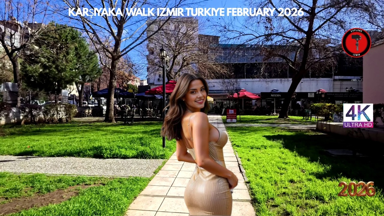Karşıyaka Walking Tour | izmir, Turkey | February 8, 2026 [4K HD/60 fps]
