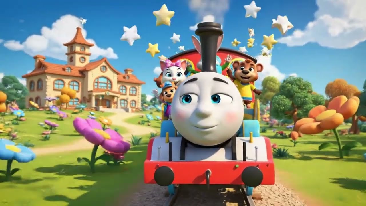 Animal Friends Tra| Dosti Ka School Safar | 3D Cute Kids Story The Lost Teddy’s Birthday 🎂🧸 | Heart