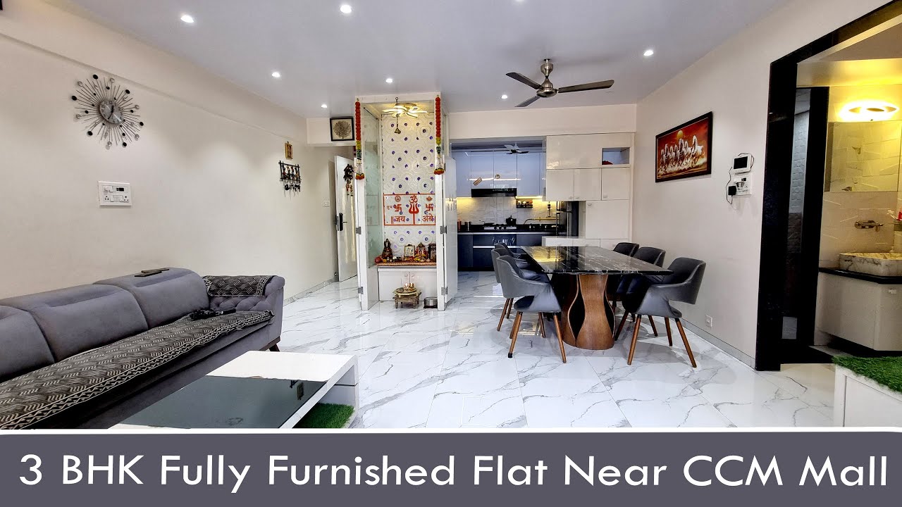 3 BHK Flat For Sale In Nashik Near CCM Mall | Karmayogi Nagar | Fully Furnished Flat In Nashik