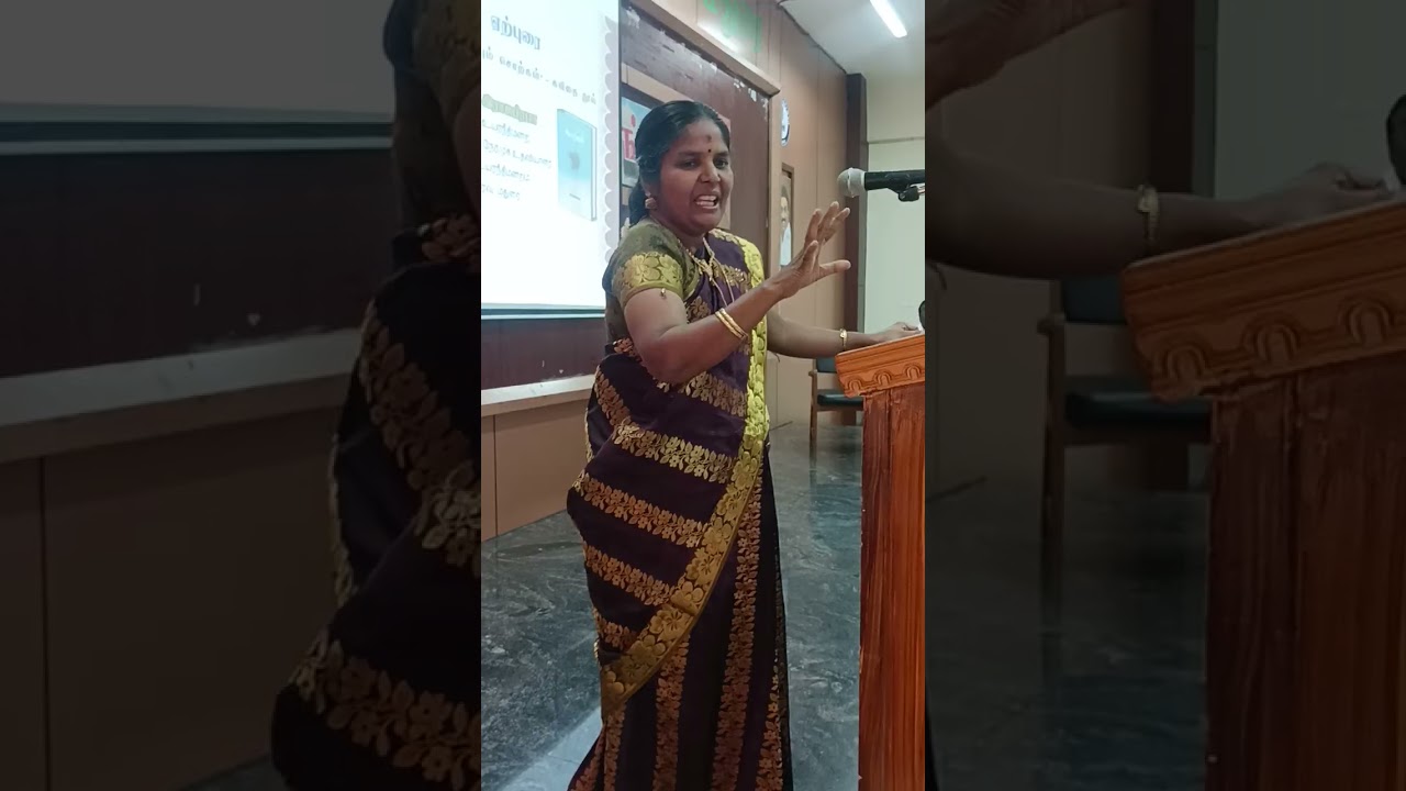 உலக தமிழ் சங்கம்.. நுரை ததும்பும் சொற்கள் நூல் ஏற்புரை வழங்கிய தருணம்...
