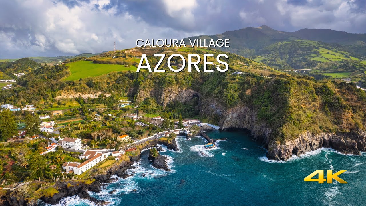 Caloura &Aacute;gua de Pau s&atilde;o Miguel Island | Azores 🇵🇹 | 4k