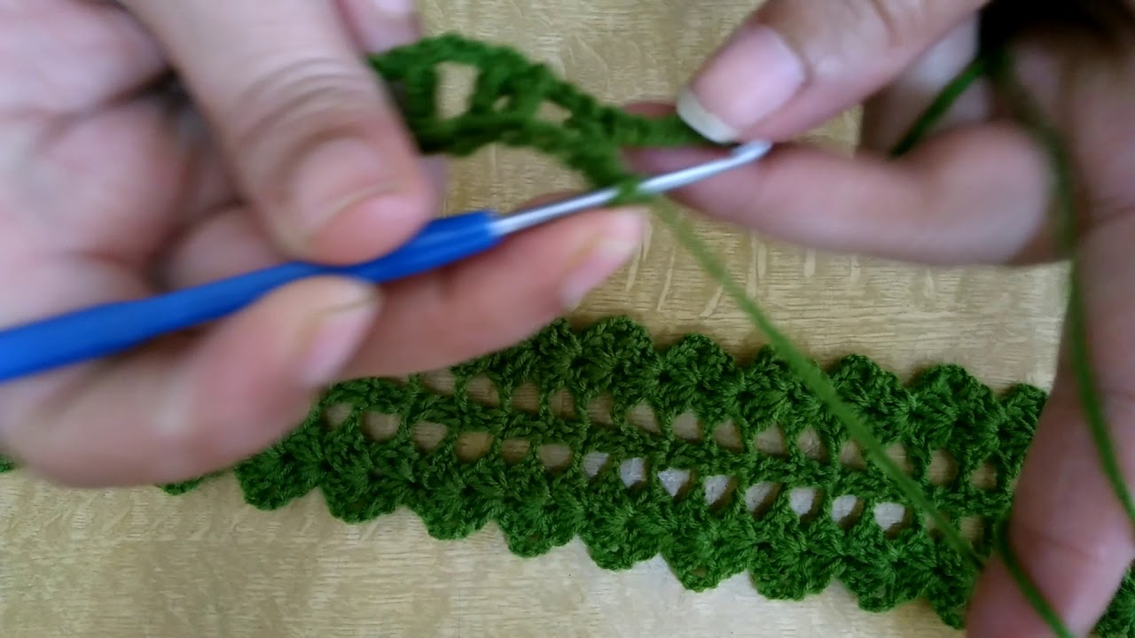 Crochet door hanging toran patti#in marathi#क्रोशाचे विणकाम# तोरण पट्टी प्रकार 3