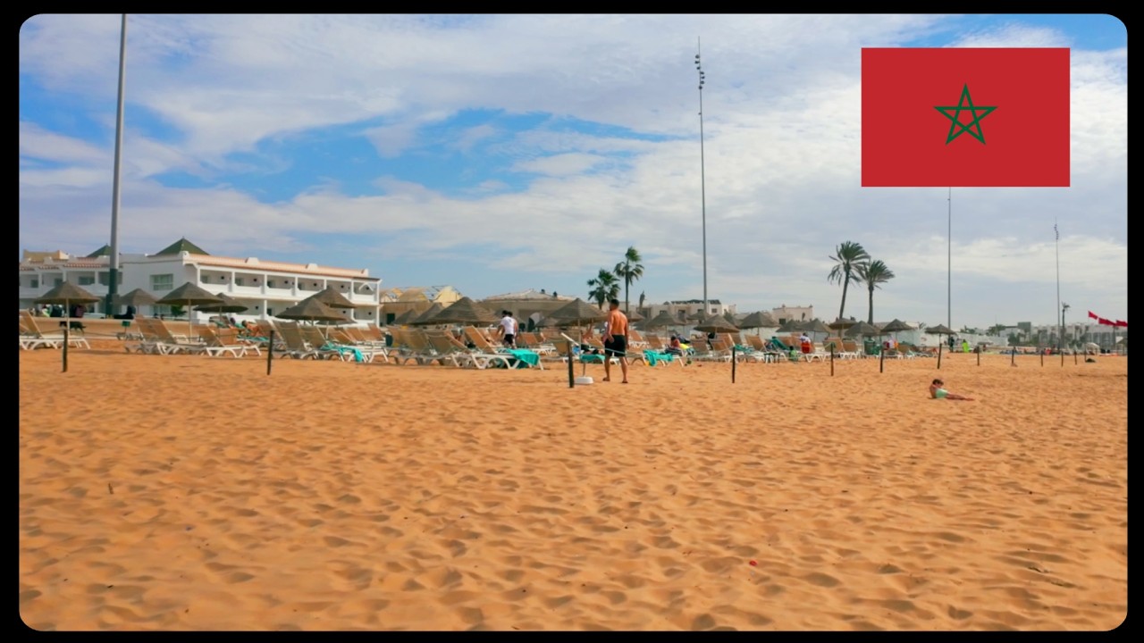 AGADIR 🇲🇦 The Pearl of Morocco | A Stroll Along Agadir Beach |  DJI Osmo Pocket 3