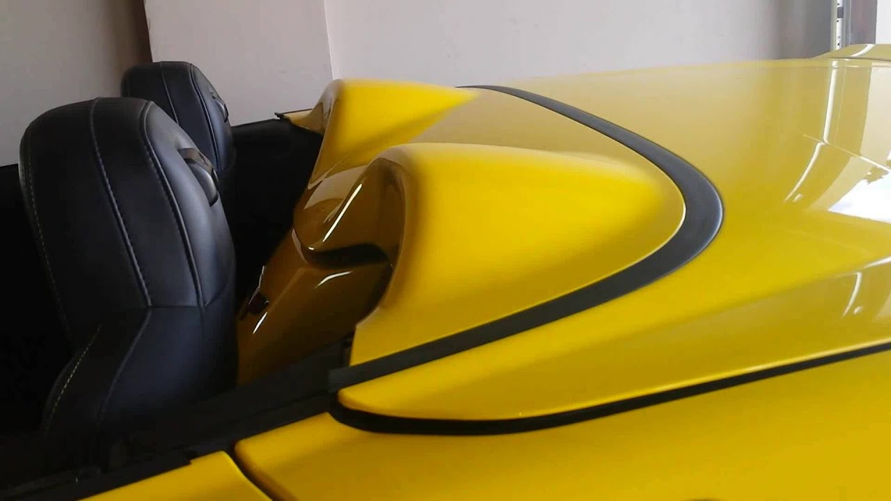 [FIX] C6 Corvette convertible tonneau cover hits rear window - How-to-video!