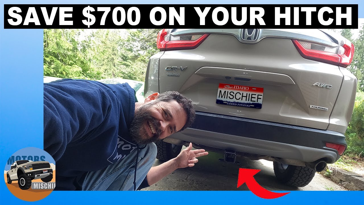 Honda CRV DIY Hitch Install - WITHOUT Buying Honda's $700 Sensor Relocator!