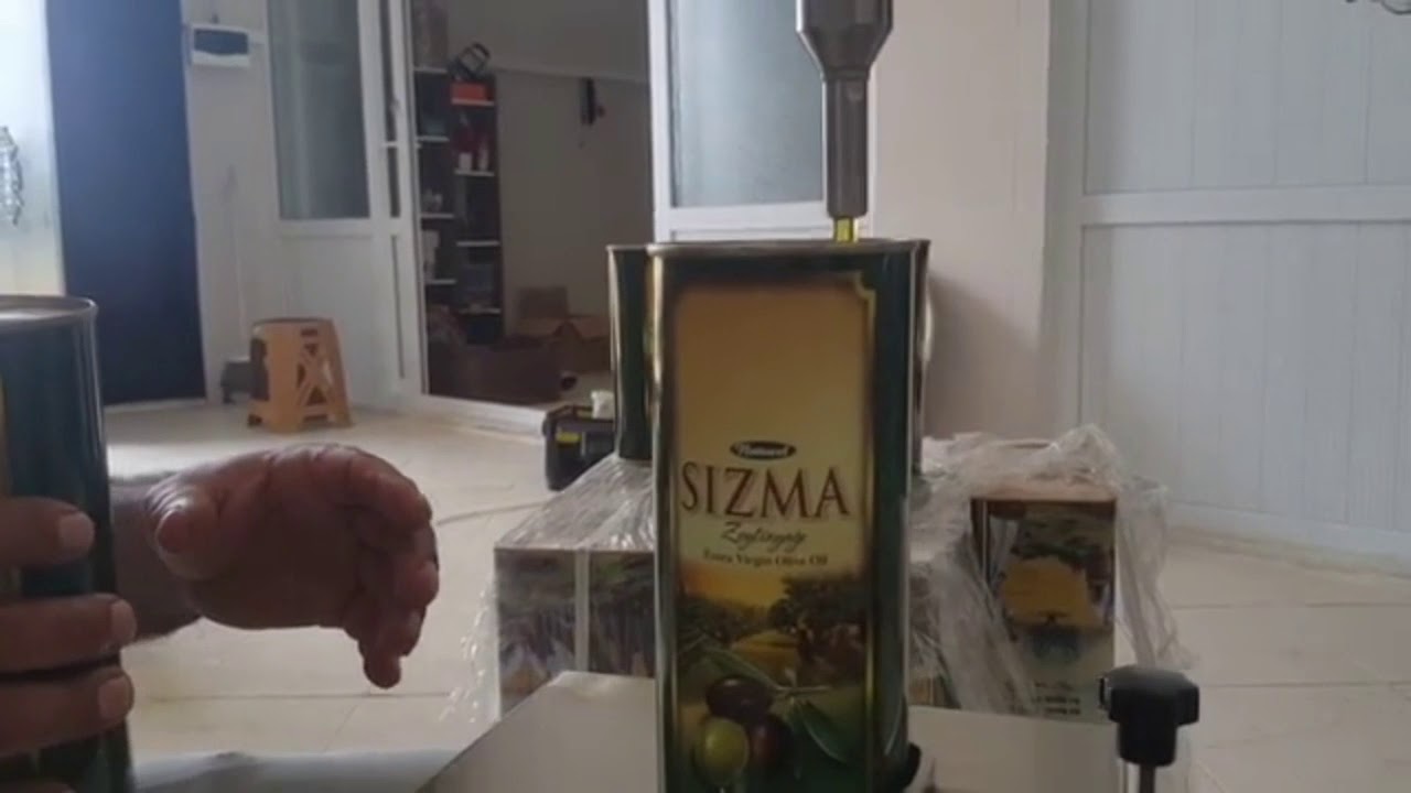 ON MART - Zeytinyağı Dolum Makinesi / Olive oil Semi-automatic Filling Machine /