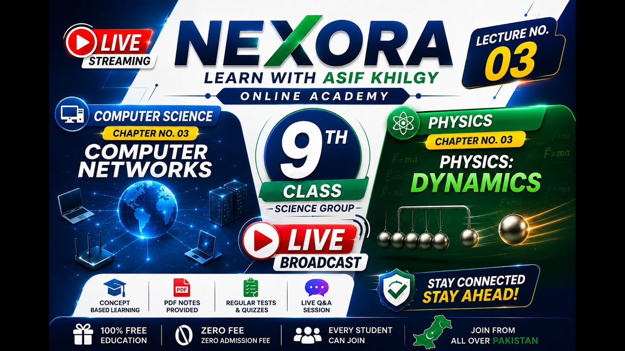 9th Class Computer Science Chapter 03 & Physics Chapter 03|Lecture 3|New Syllabus 2026 |Punjab Board