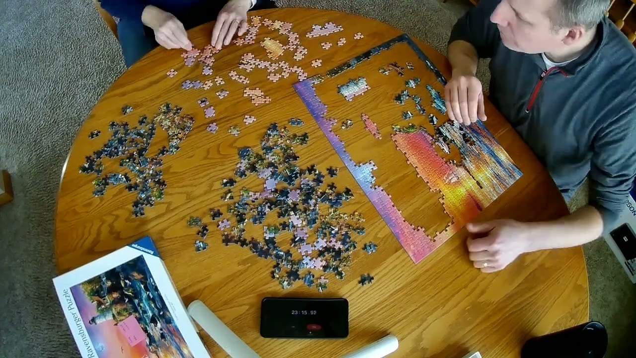 500 Piece Puzzle Timelapse (2 person) - February 14th, 2026