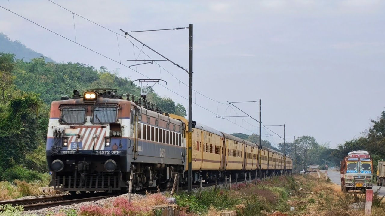 Train Videos : Express + Passenger Trains | Rayagada | Indian Railways | Odisha 