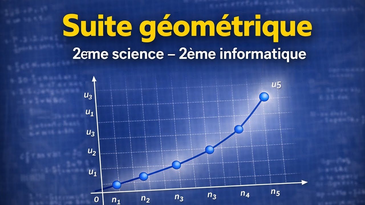 suite géométrique 2éme science 2éme informatique