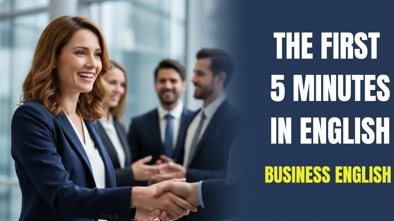 The First 5 Minutes That Define Executive Trust | Business English