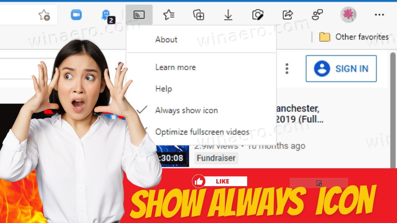 How to Always Display the Cast Icon in Your Browser