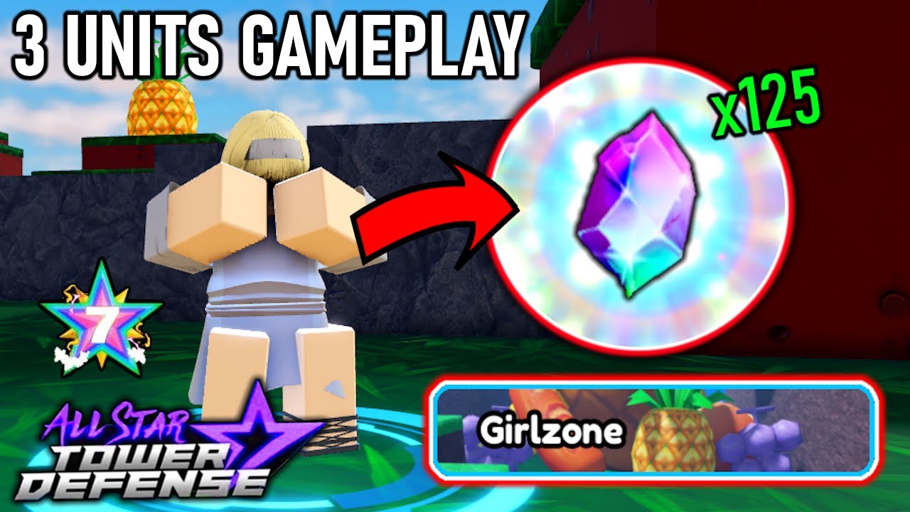 7 Star Ymir DESTROYS Girl-Zone (x125 Stardust) | 3 Units Gameplay | All Star Tower Defense Roblox