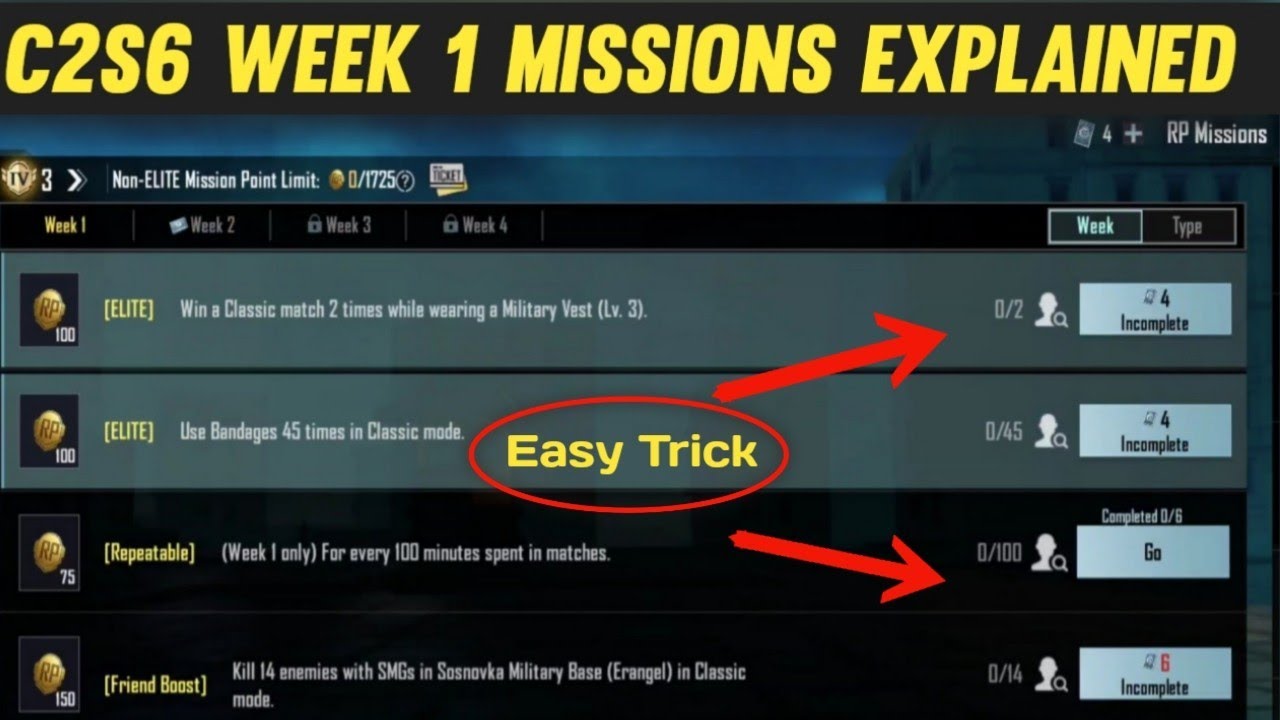 M11 week 1 mission explained ( pubg mobile & bgmi ) | Season c2s6 week 1 mission explained
