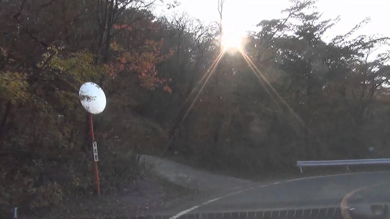 群馬県赤城山下り 紅葉シーズン