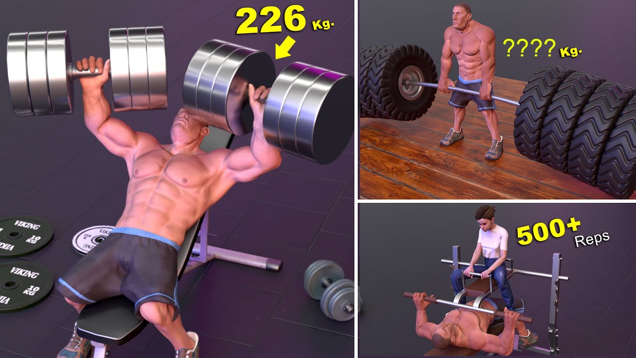 Breaking Guinness Records in Epic Workouts | Heaviest Weight lifted by human ?