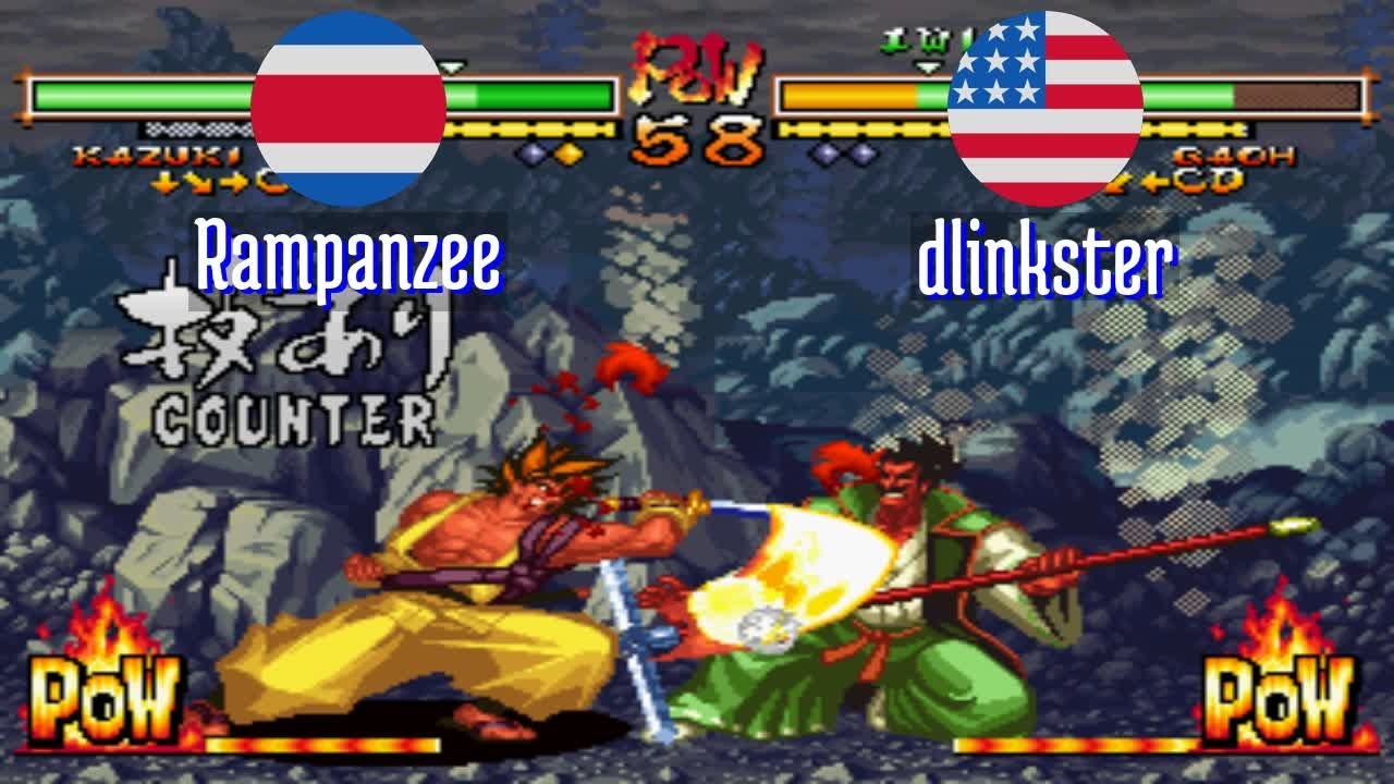 FT5 @samsh5sp: Rampanzee (CR) vs dlinkster (US) [Samurai Shodown V Special samsho5 Fightcade] Apr 10