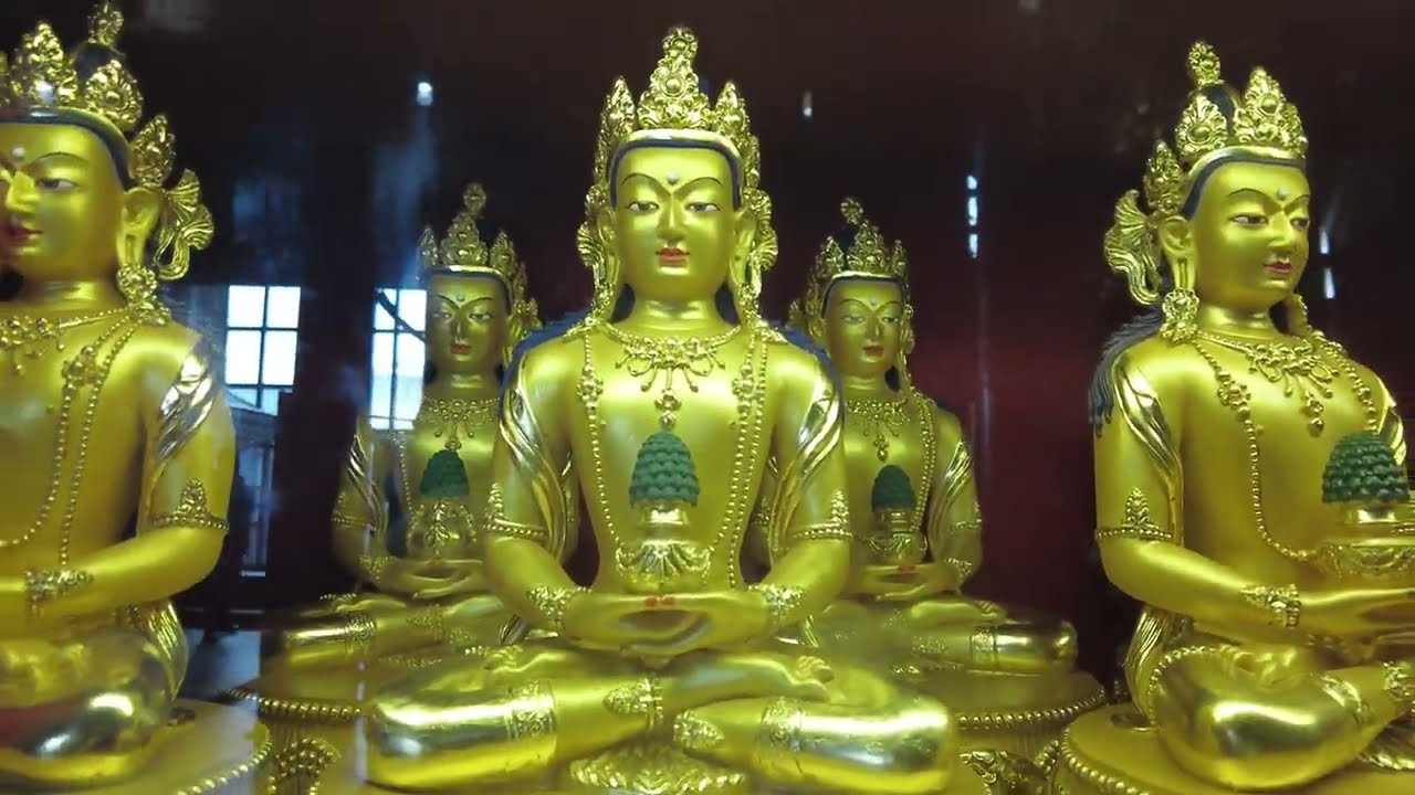 WALKING TOUR OF BUDDHIST MONASTERY IN MONGOLIA 4K